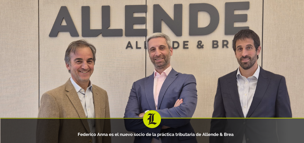 Federico Anna es el nuevo socio de la práctica tributaria de Allende & Brea